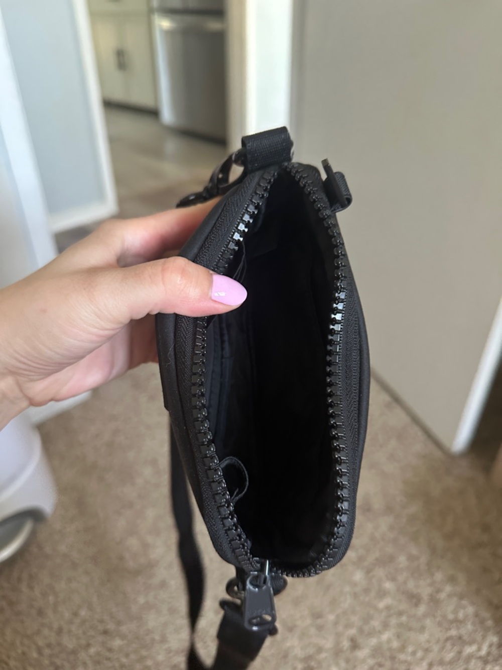 Dagne Dover Black Mini Crossbody Pouch - Picture 5 of 7